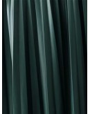 Pleated Solid PU Skirt